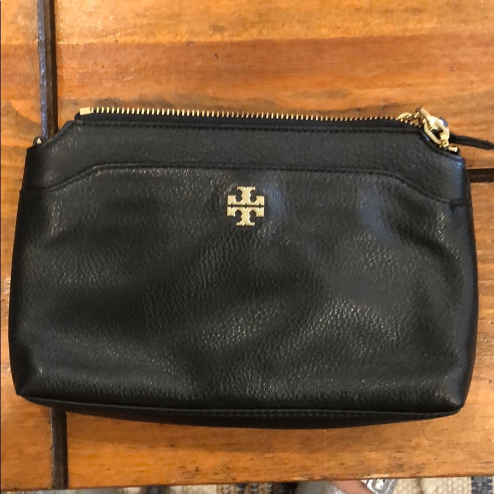 Tory Burch Black Leather Shoulder Bag